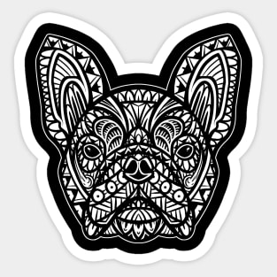 French Bulldog Tribal Sticker